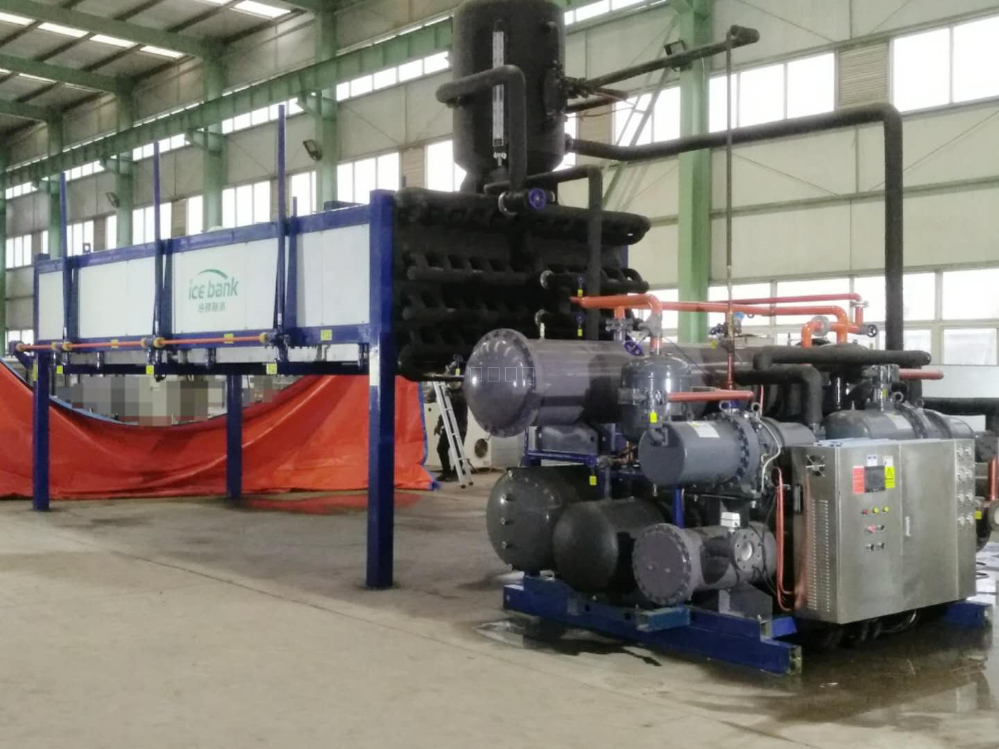 日產3噸5噸10噸15噸等（可定制）直冷式制冰機塊冰機